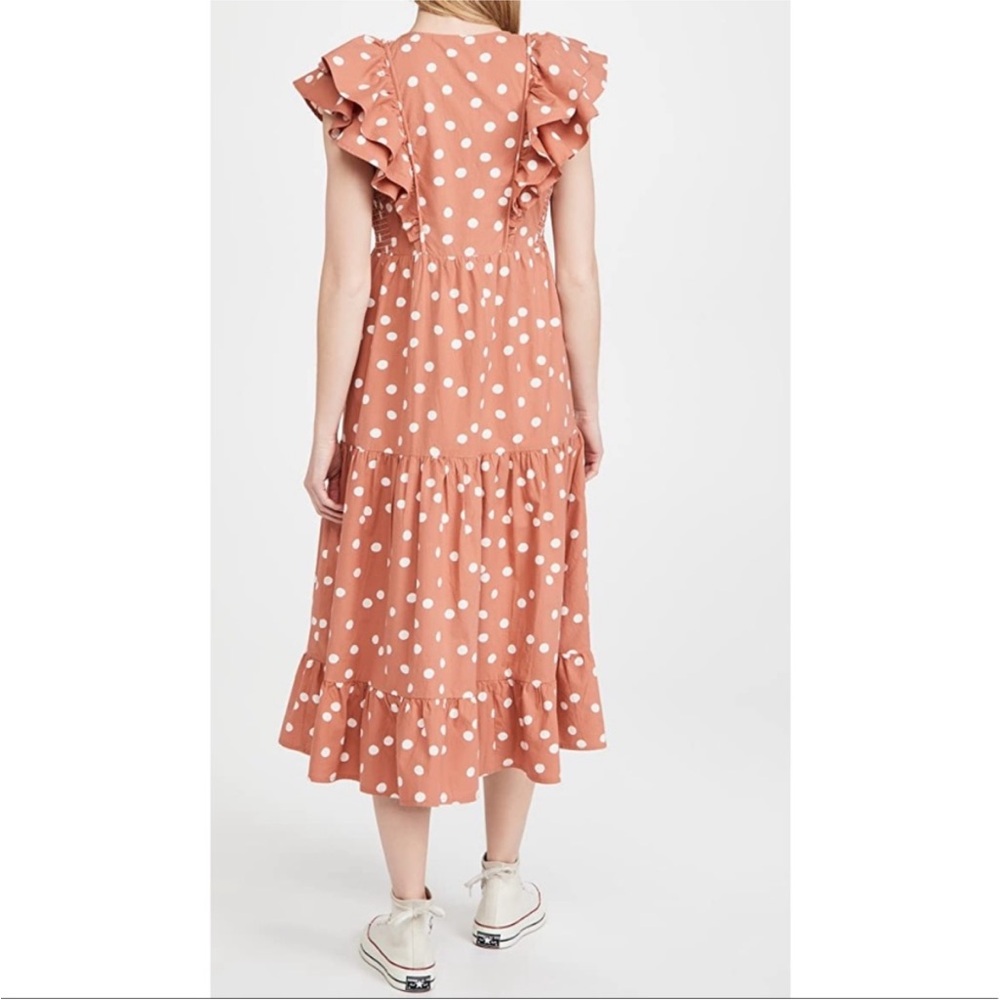 Roller Rabbit  V-Neck, Ruffle Midi dress - Picture 3 of 15